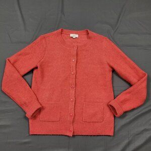 Loft Sweater Womens  Long Sleeve Button Up Cardigan Pockets Knit